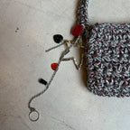 Knitted Silver Bag