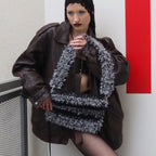 Knitted Black/Silver bag