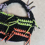 Knitted cords bag