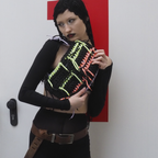 Knitted cords bag