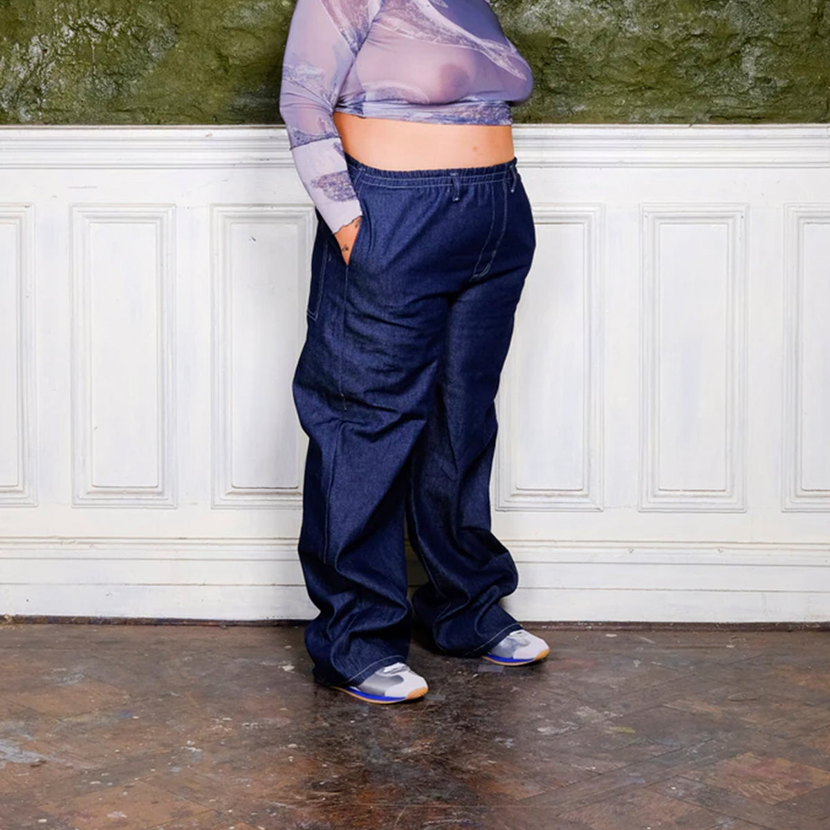Straight trousers